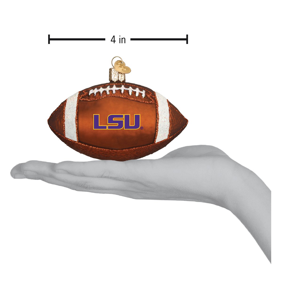 Old World Christmas: LSU Football Christmas Ornament