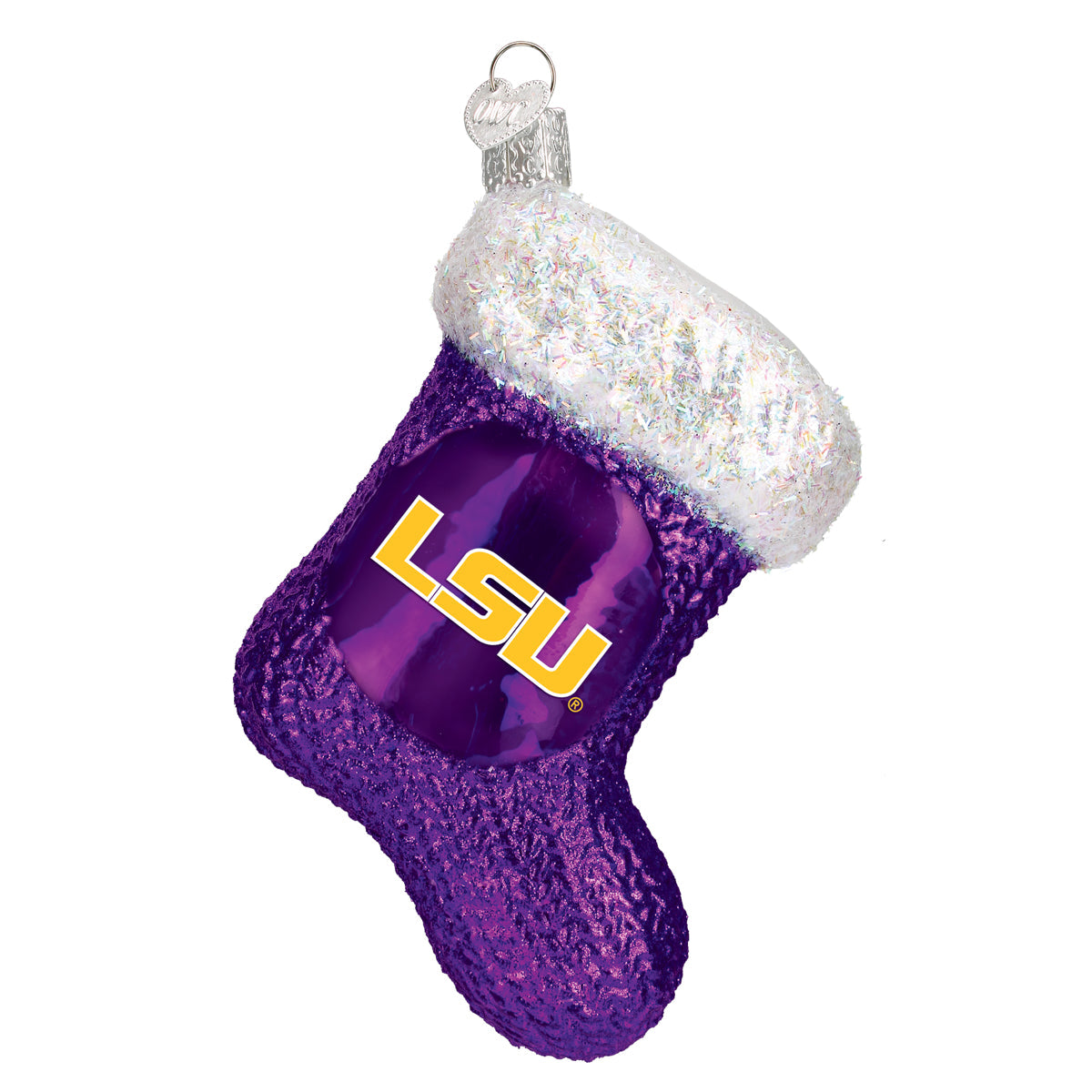 Old World Christmas: LSU Stocking Christmas Ornament