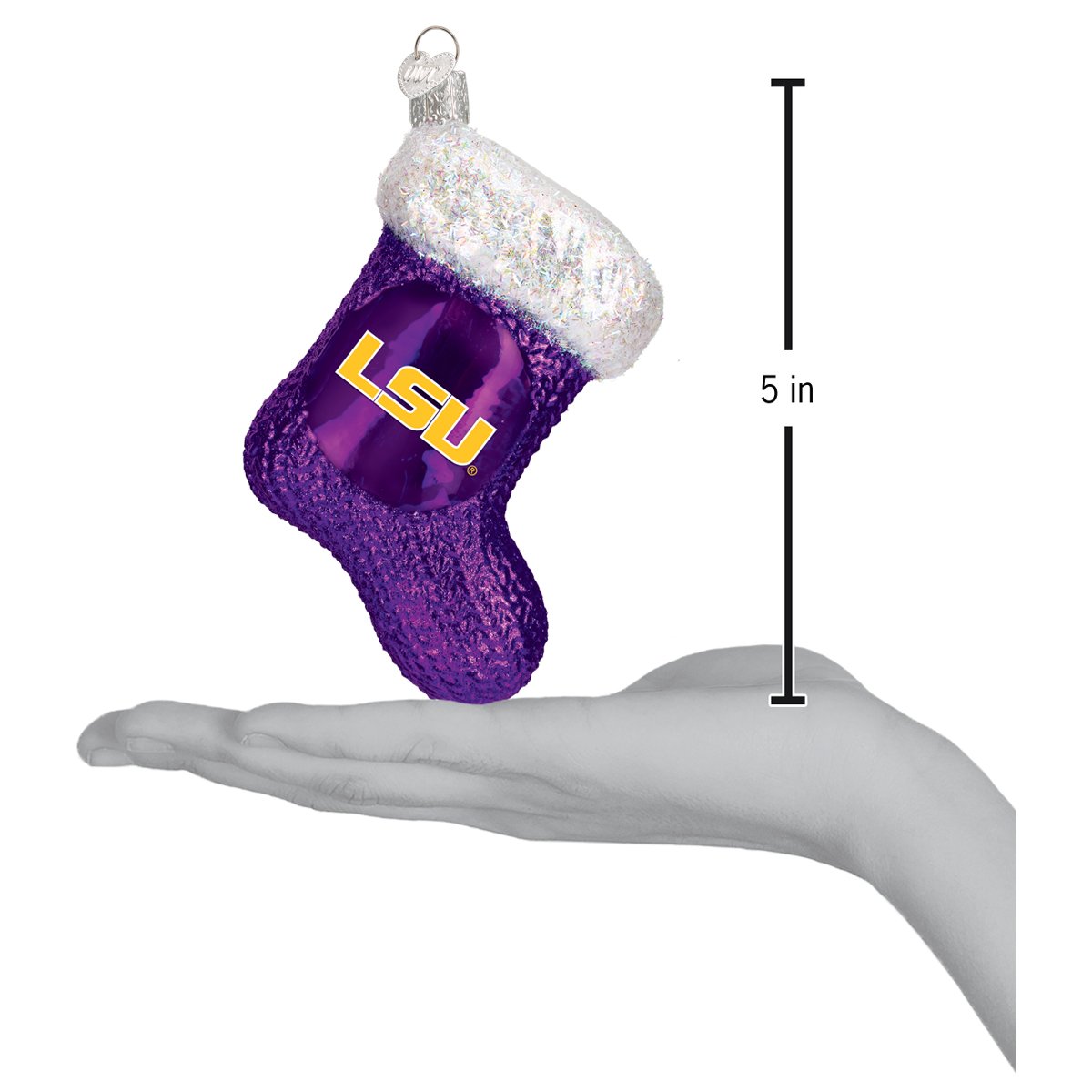 Old World Christmas: LSU Stocking Christmas Ornament