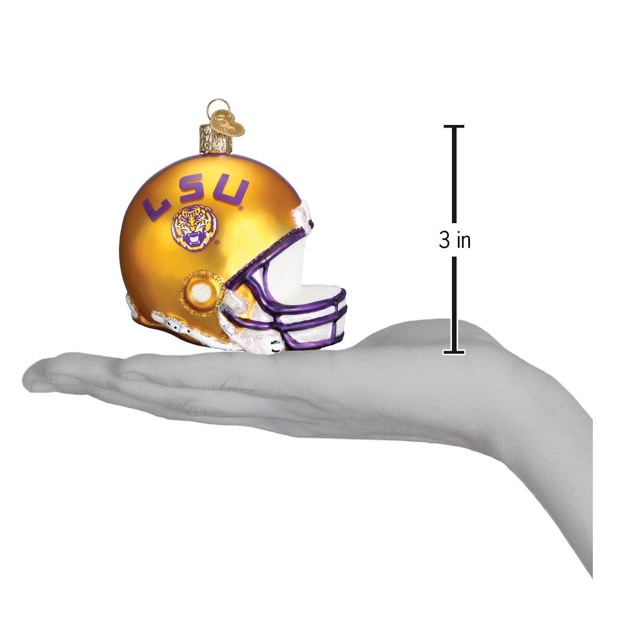 Old World Christmas: LSU Helmet Christmas Ornament