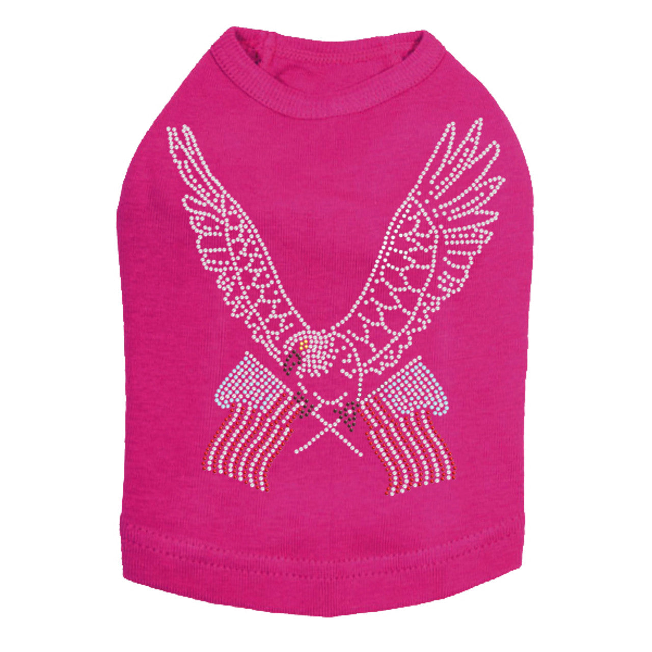 Eagle with Flags - Dog Tank