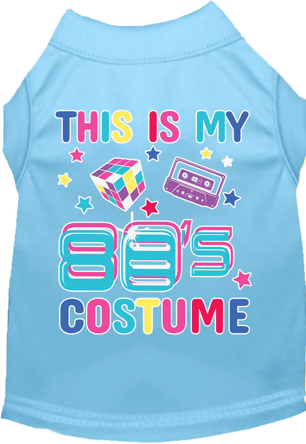 As You Wish Apparel – "Technicolor 80s Costume" Halloween Pet Shirt