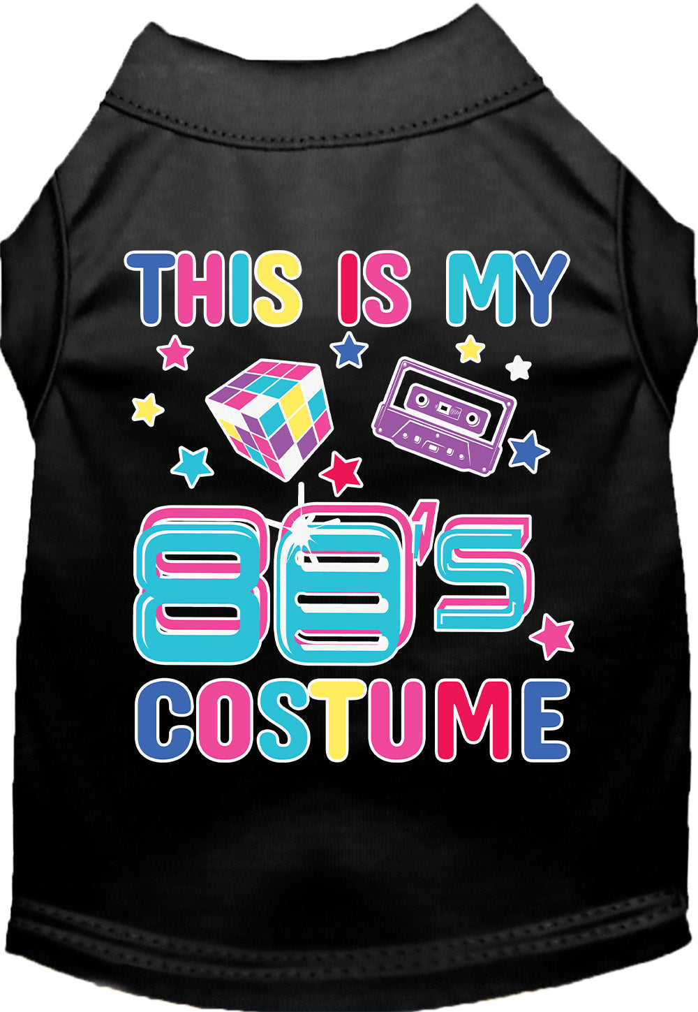 As You Wish Apparel – "Technicolor 80s Costume" Halloween Pet Shirt