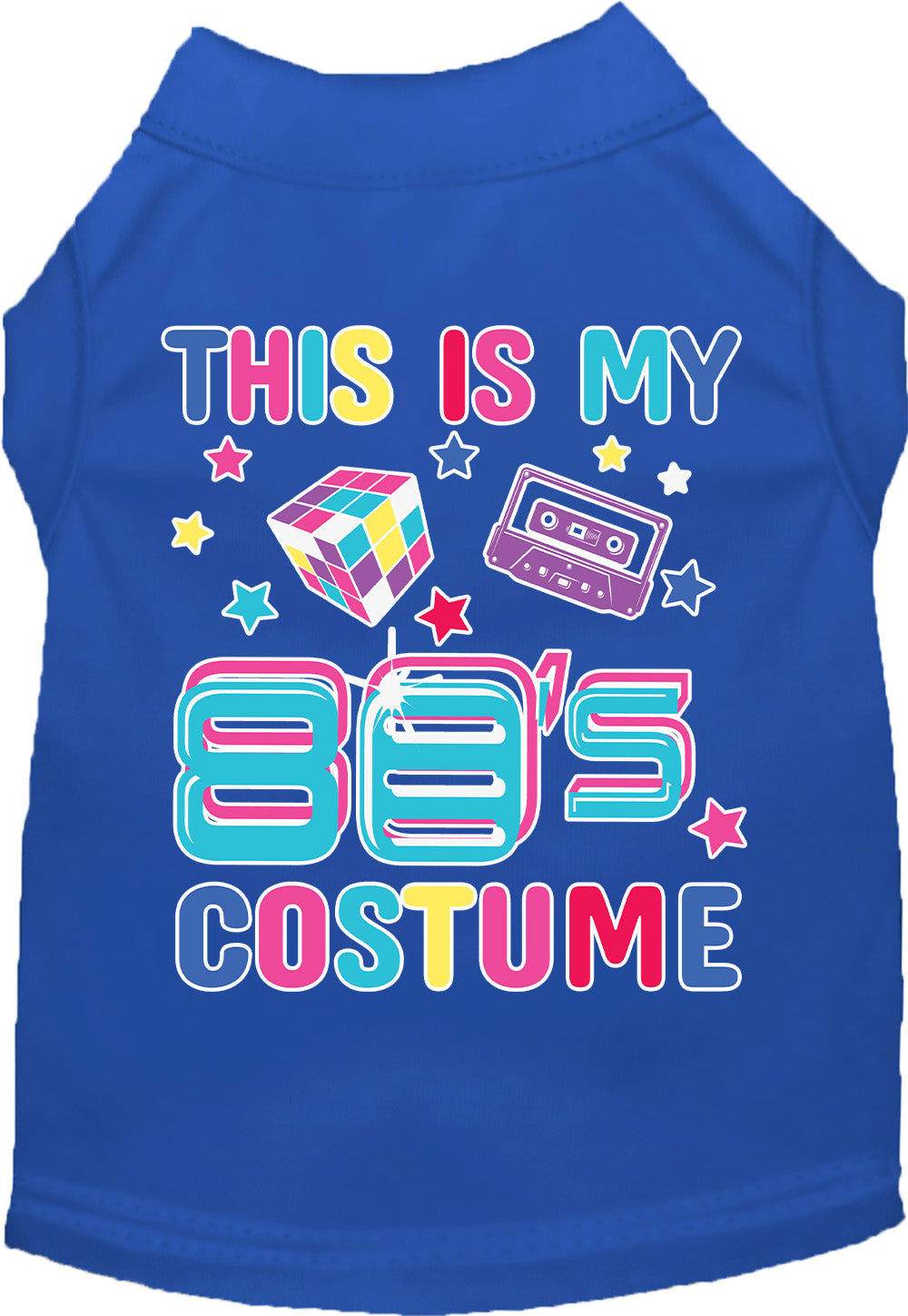 As You Wish Apparel – "Technicolor 80s Costume" Halloween Pet Shirt