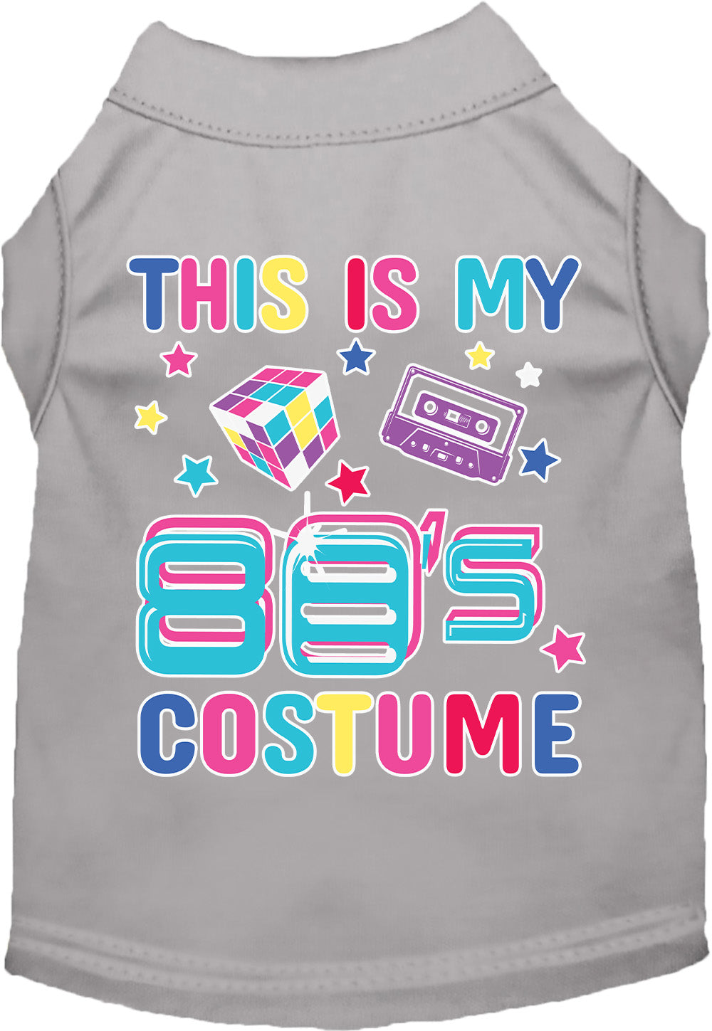 As You Wish Apparel – "Technicolor 80s Costume" Halloween Pet Shirt