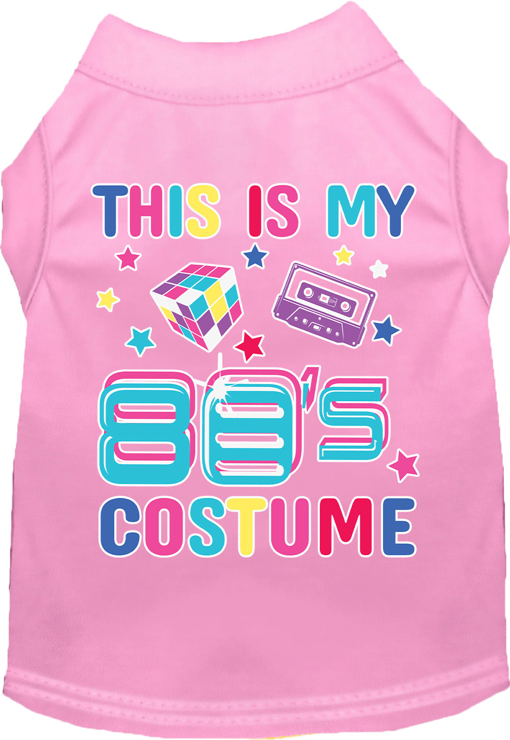 As You Wish Apparel – "Technicolor 80s Costume" Halloween Pet Shirt