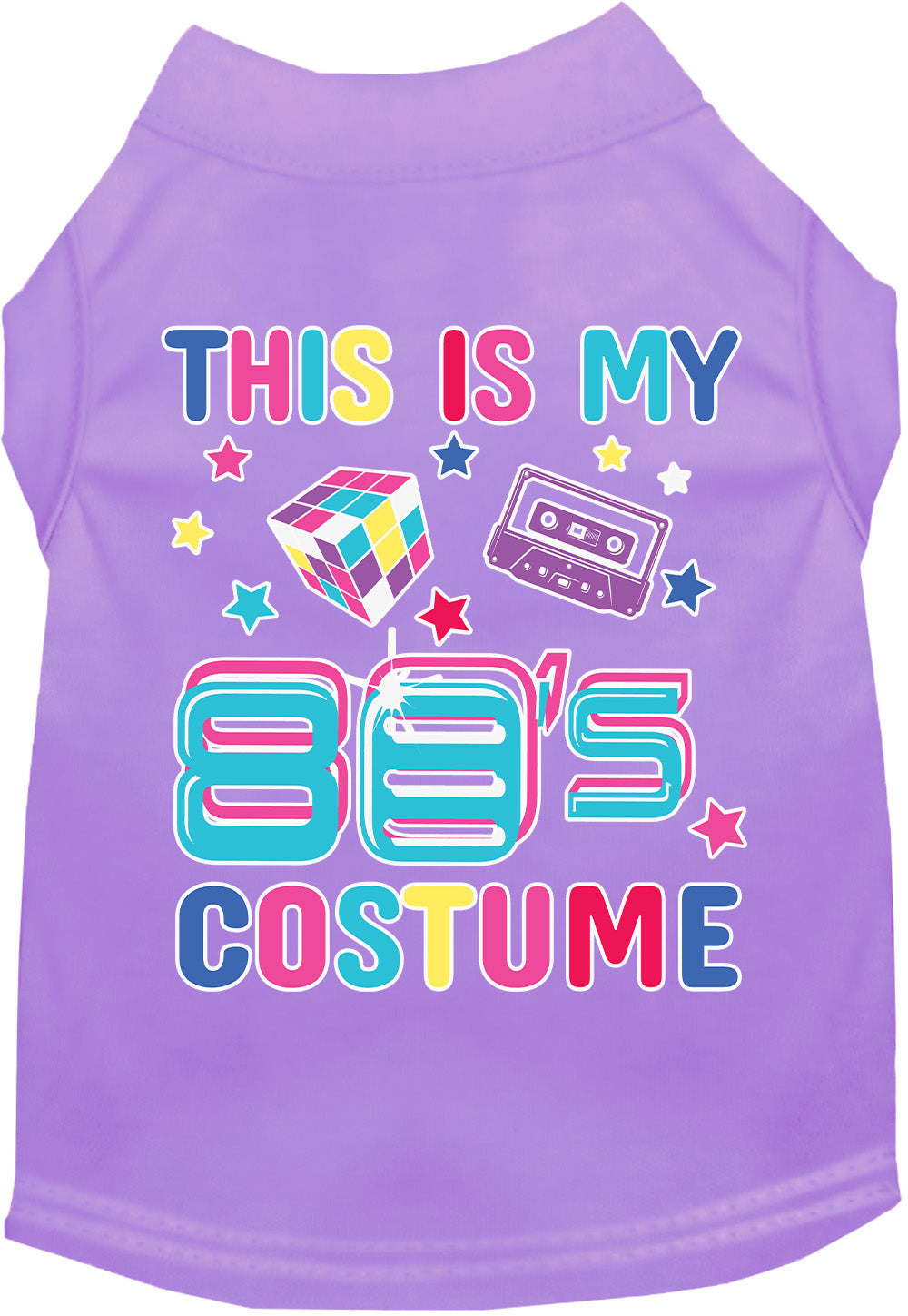 As You Wish Apparel – "Technicolor 80s Costume" Halloween Pet Shirt