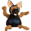 HuggleCauseTM, Project K-9 Hero, K-9 Chief Knottie Plush Dog Toy, Large