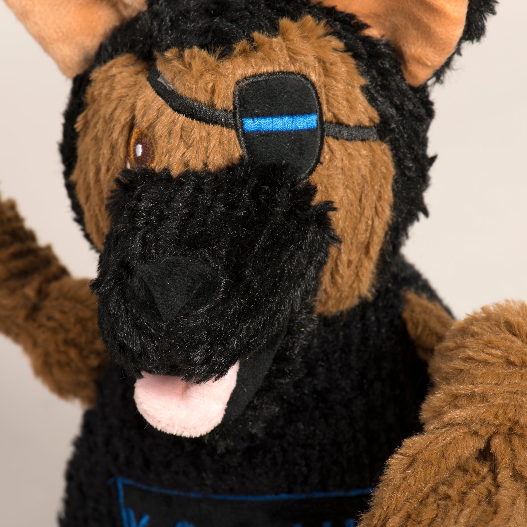 HuggleCauseTM, Project K-9 Hero, K-9 Chief Knottie Plush Dog Toy, Large