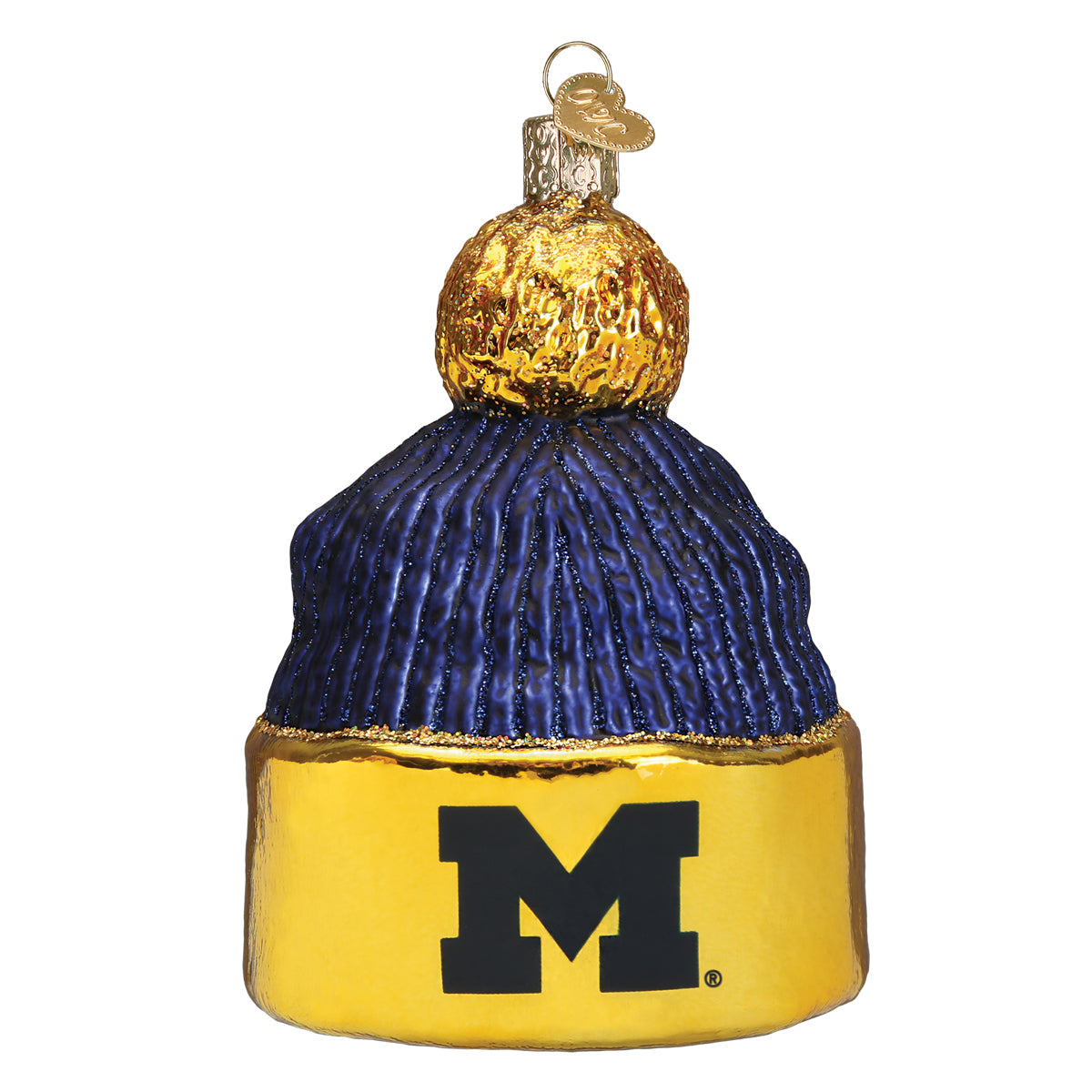 Old World Christmas: Michigan Beanie Christmas Ornament