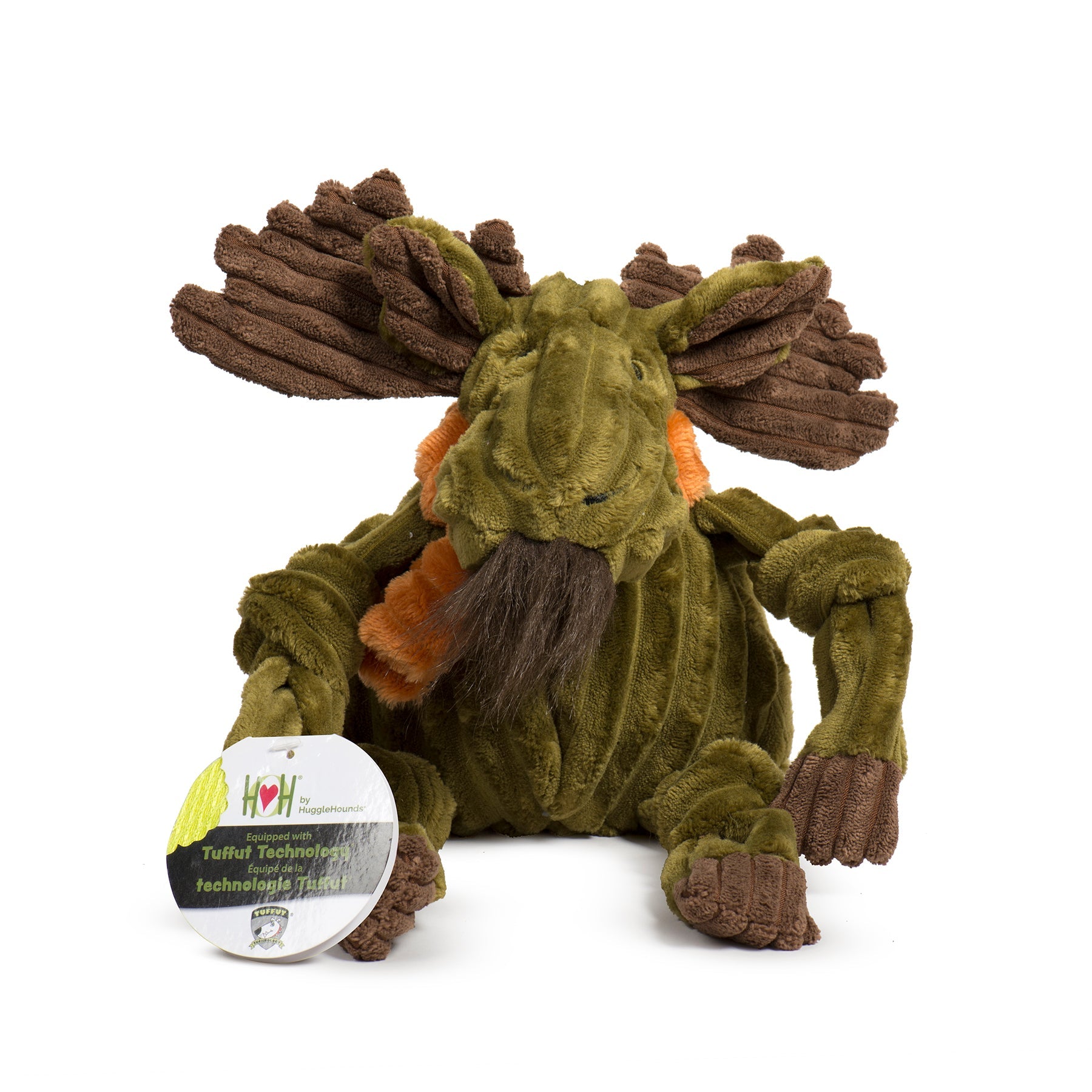 Milo Moose Plush Dog Toy Knottie