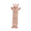 Penelope Pig Fluffer Long & LovelieTM Durable Plush Dog Toy