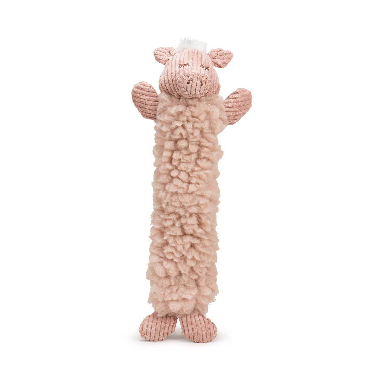 Penelope Pig Fluffer Long & LovelieTM Durable Plush Dog Toy