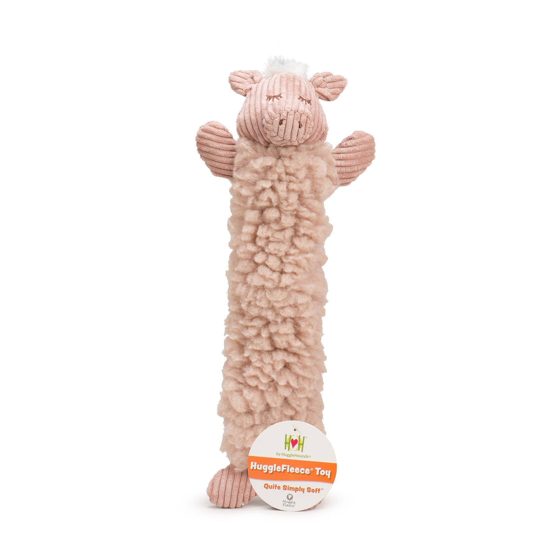 Penelope Pig Fluffer Long & LovelieTM Durable Plush Dog Toy