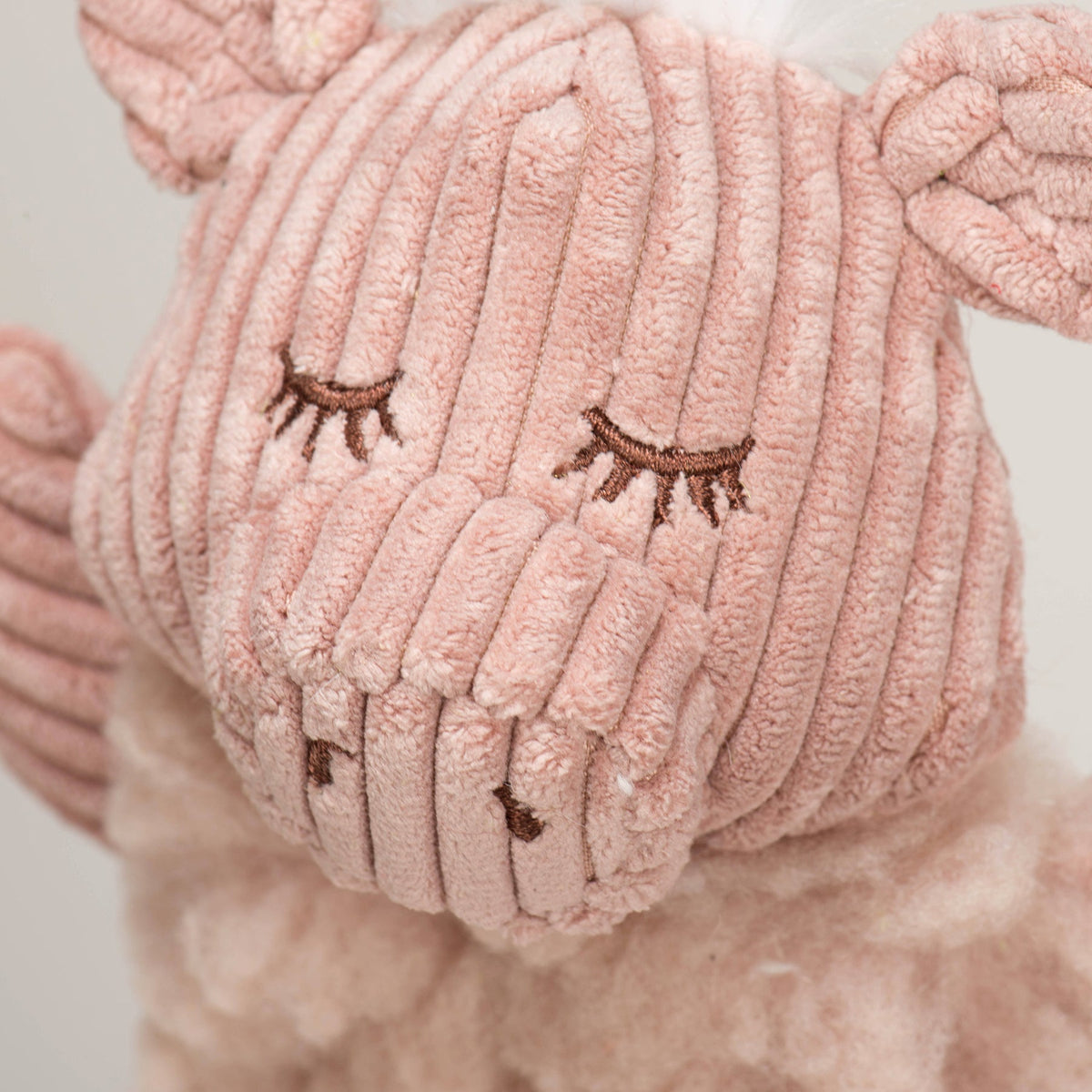 Penelope Pig Fluffer Long & LovelieTM Durable Plush Dog Toy