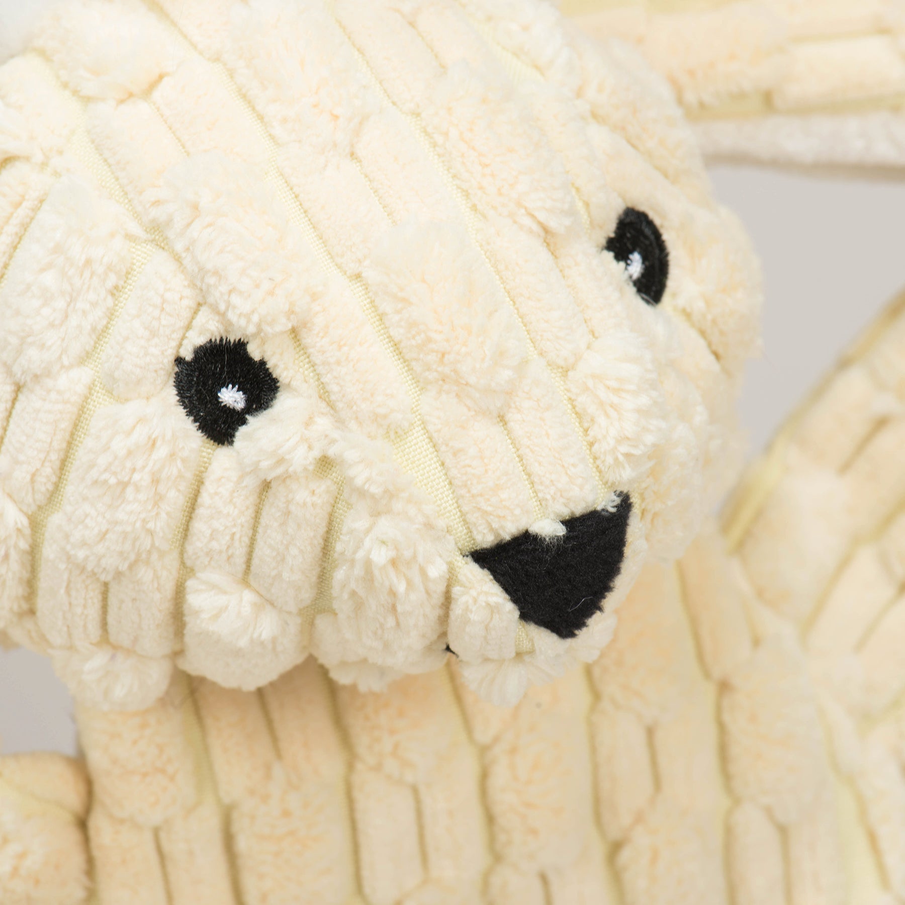 Bobbi Bunny HuggleFlattiesTM Durable Plush Dog Toy