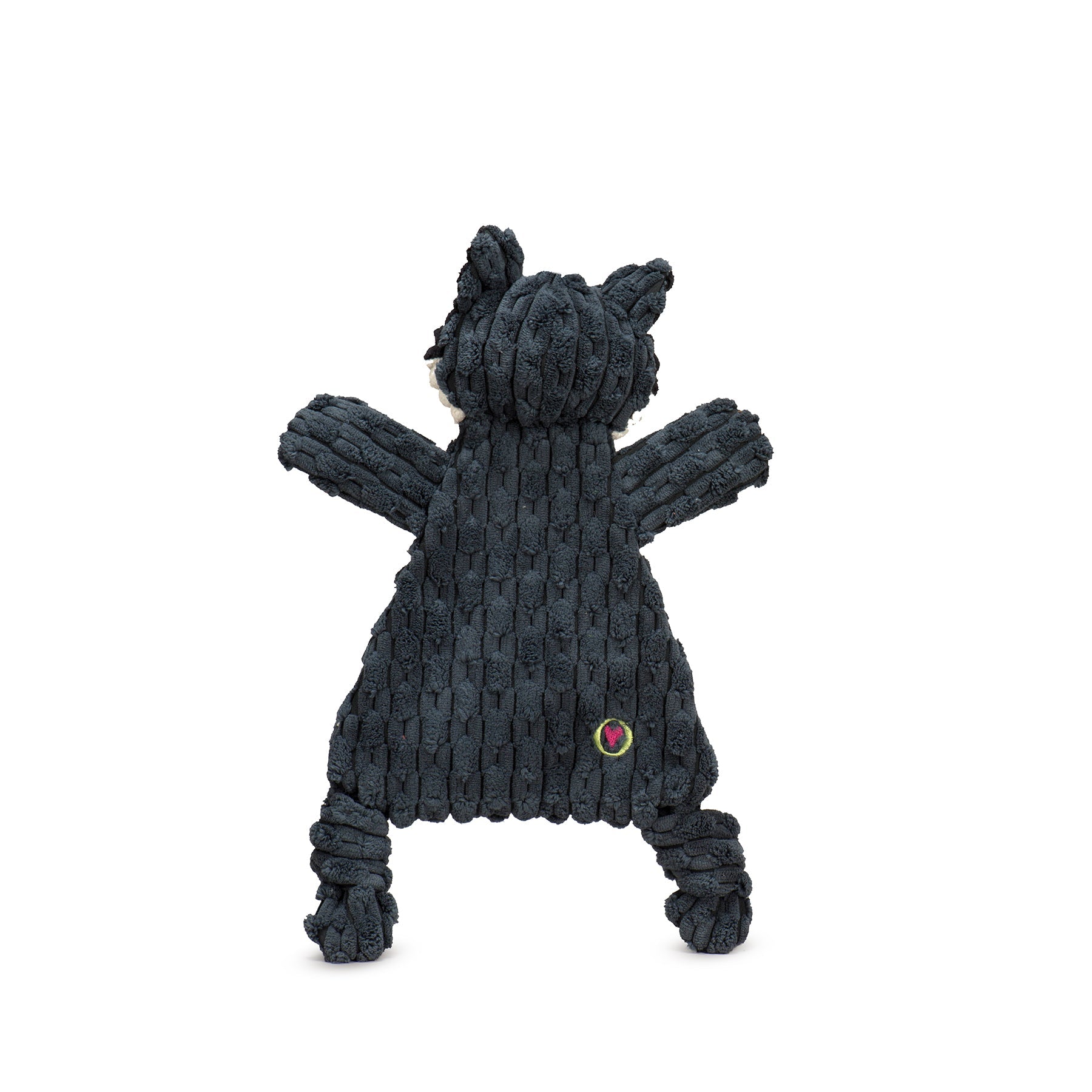 Reggie Raccoon HuggleFlattiesTM Durable Plush Dog Toy