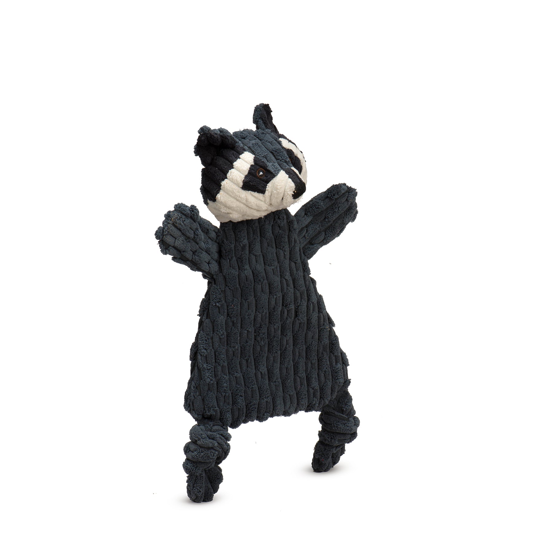 Reggie Raccoon HuggleFlattiesTM Durable Plush Dog Toy