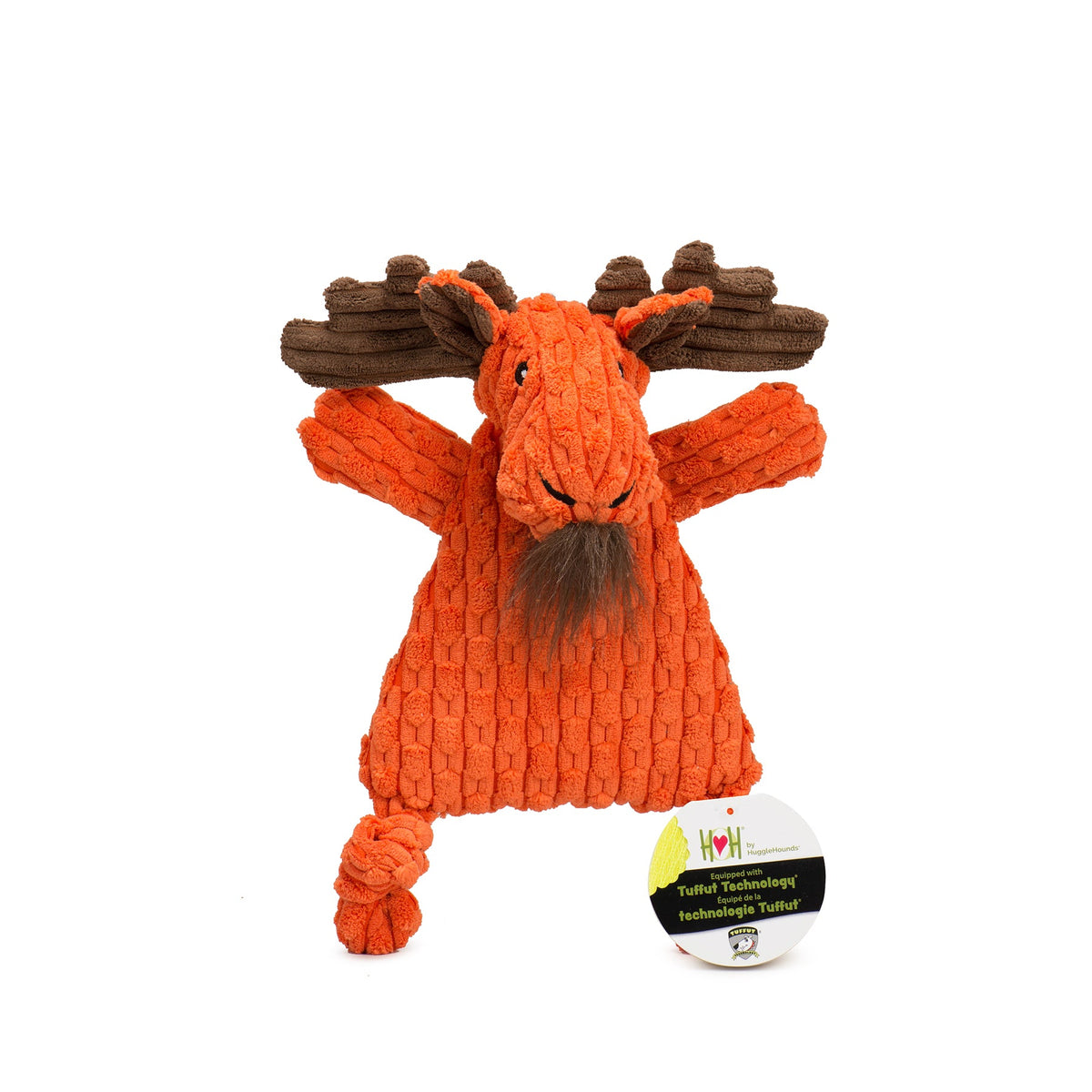 Morris Moose HuggleFlattiesTM Durable Plush Dog Toy