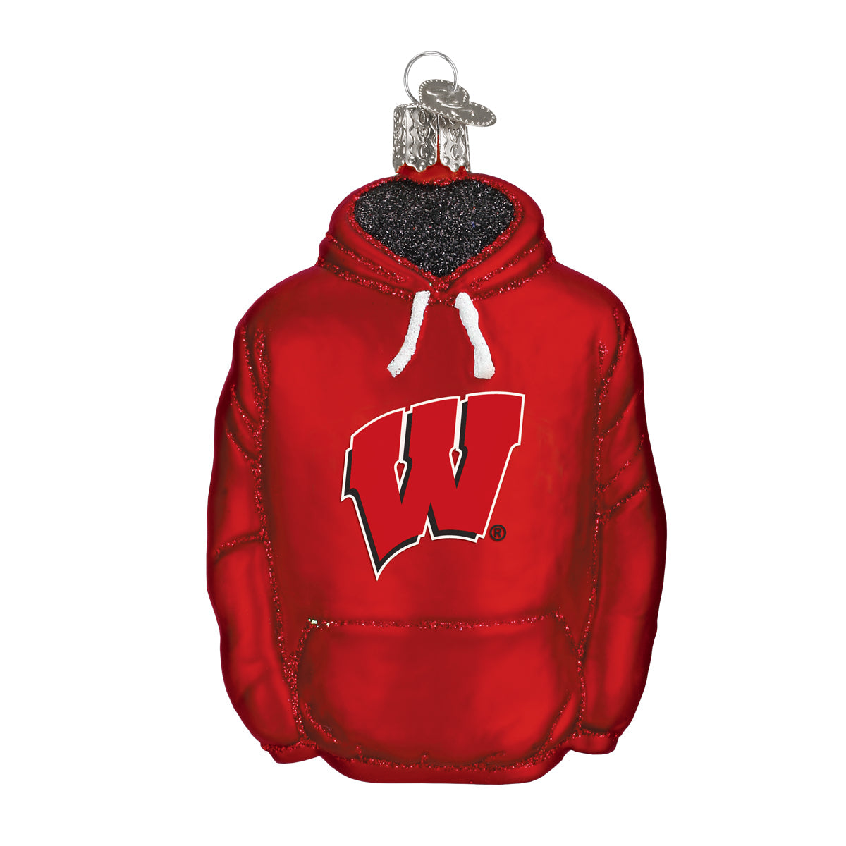 Old World Christmas: Wisconsin Hoodie Christmas Ornament