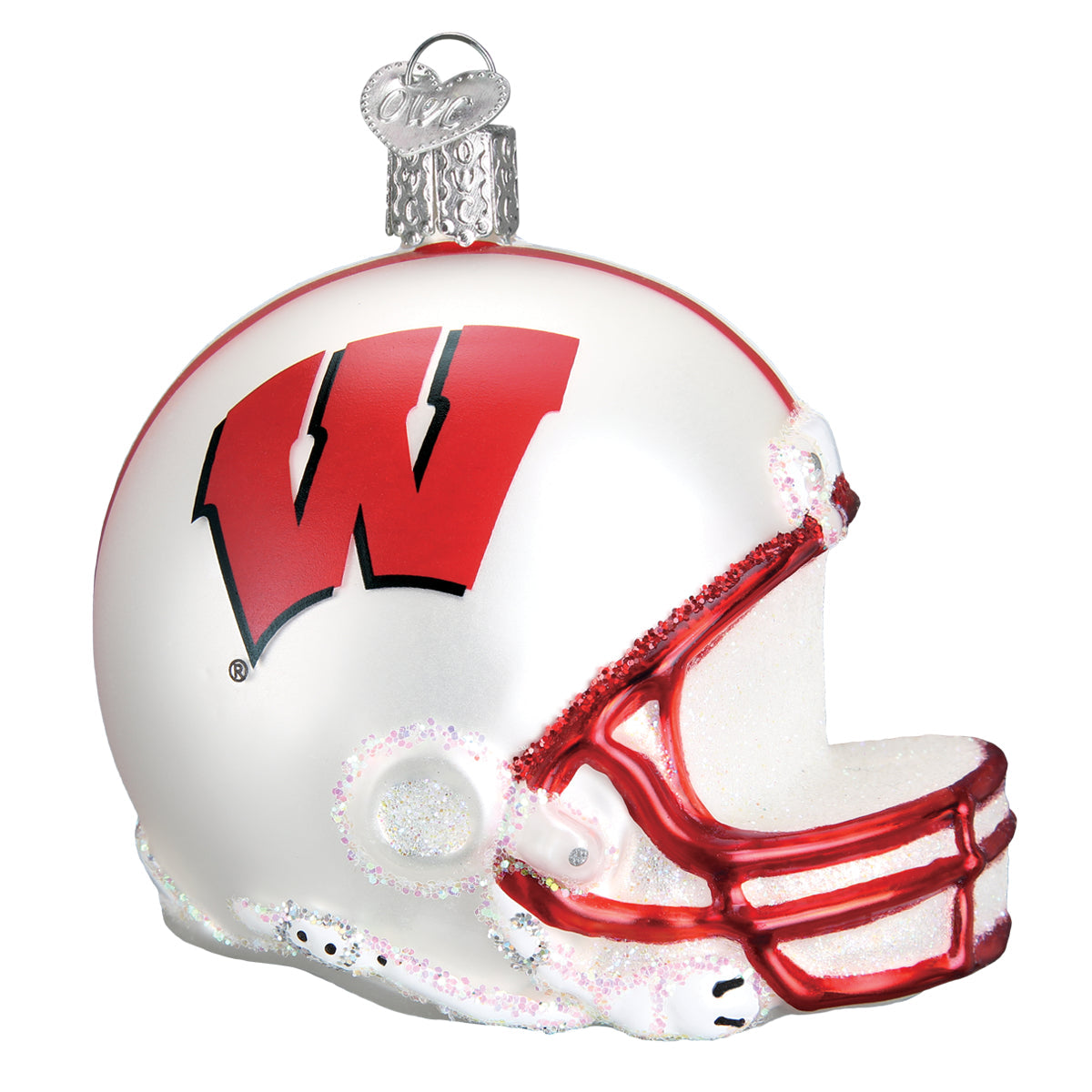 Old World Christmas: Wisconsin Helmet Christmas Ornament