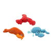 Raw Bar Wee Huggles Plush Dog Toys, 3 pack