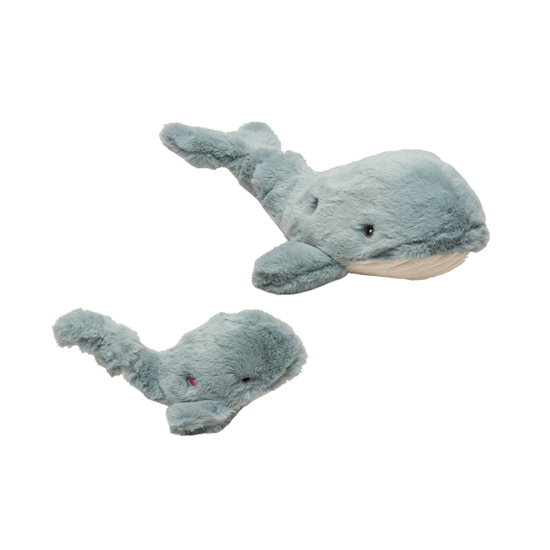 Mobie Whale Knottie Plush Dog Toy