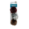 HuggleKats Fur Ballies Cat Toys, 3 Pack