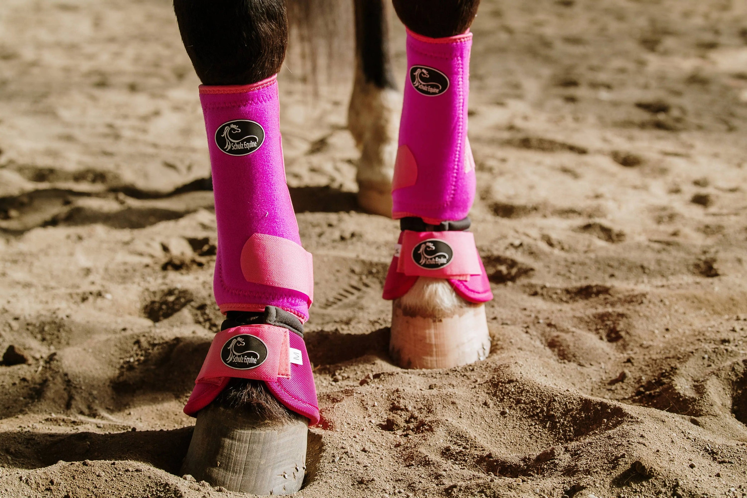 Magenta Bell Boots -2 Pack | HT Animal Supply
