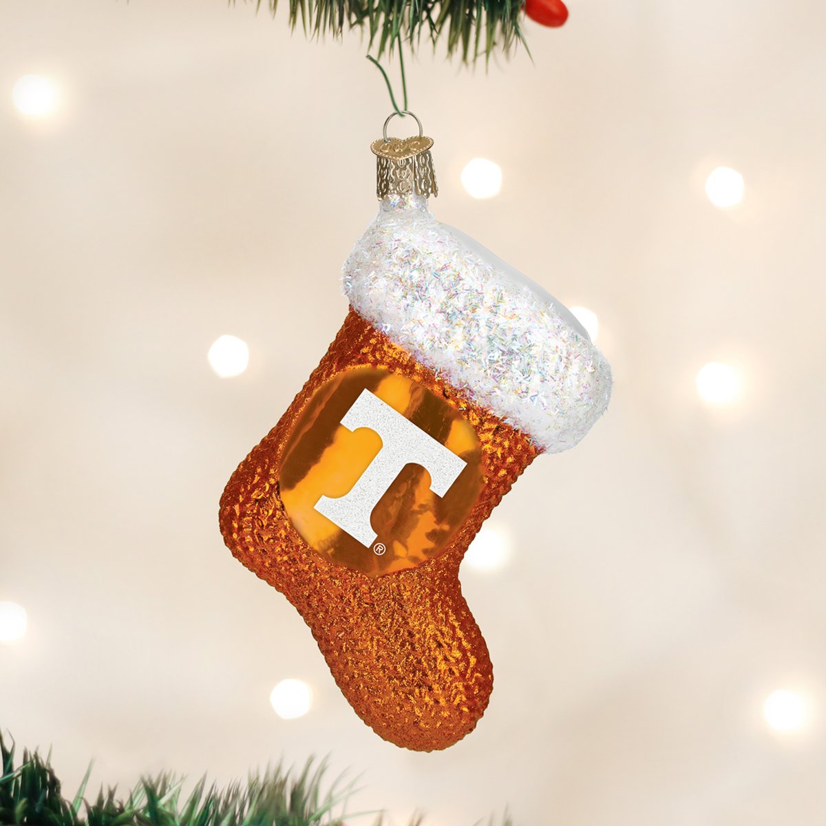 Old World Christmas: Tennessee Stocking Christmas Ornament