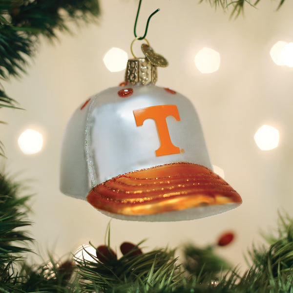 Old World Christmas: Tennessee Baseball Cap Christmas Ornament