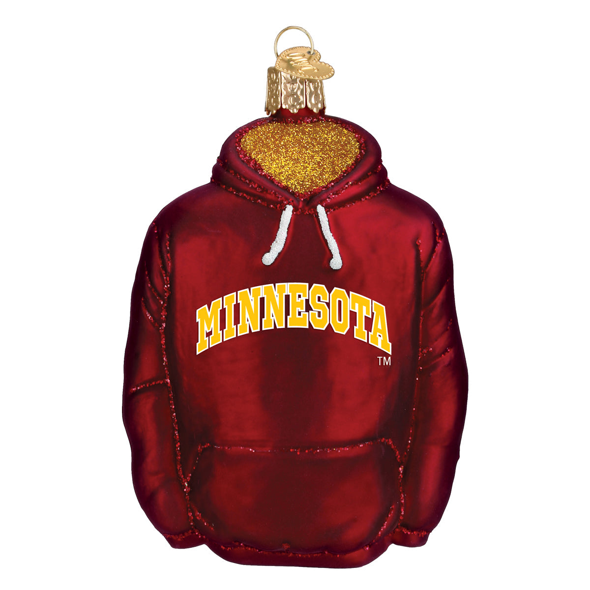 Old World Christmas: Minnesota Hoodie Christmas Ornament