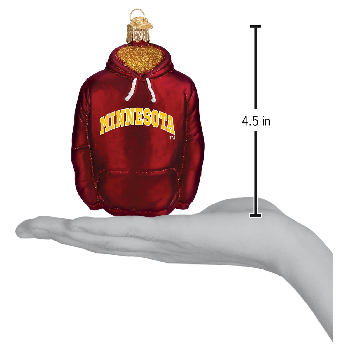 Old World Christmas: Minnesota Hoodie Christmas Ornament