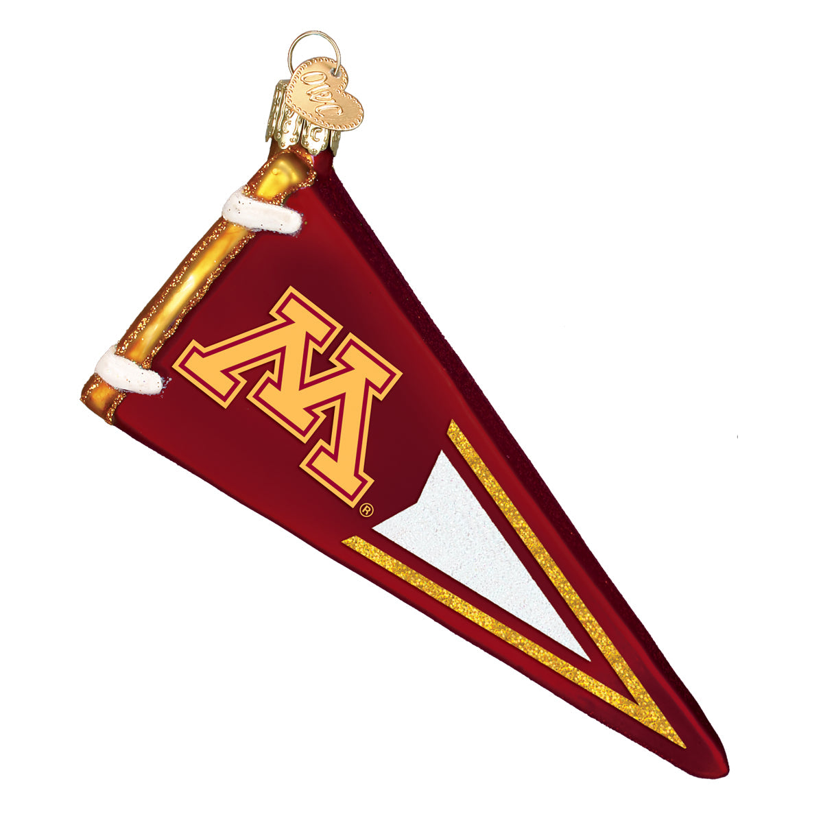 Old World Christmas: Minnesota Pennant Christmas Ornament