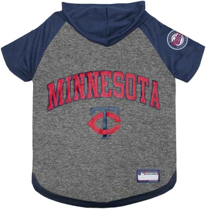 MLB Minnesota Twins Hooded Dog T-Shirt