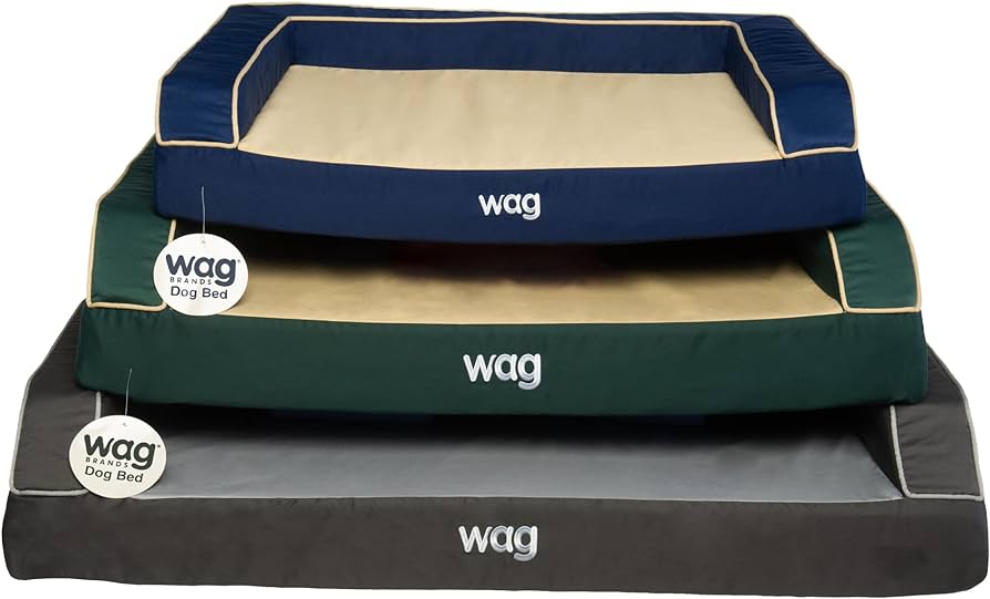 Wag Dog Bed in Stone Grey