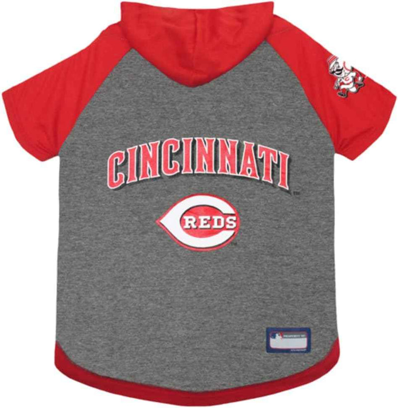 MLB Cincinnati Reds Hooded Dog T-Shirt