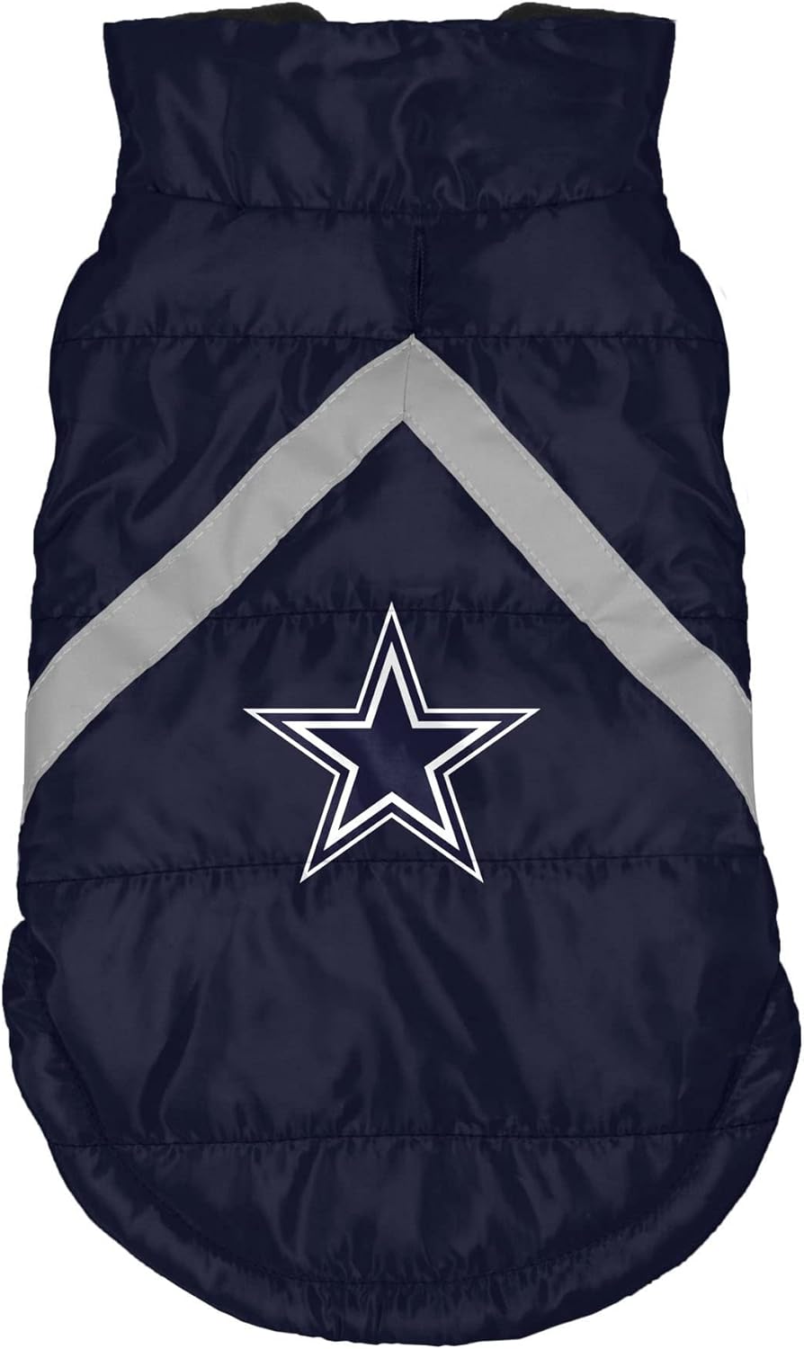 NFL Dallas Cowboys Pet Puffer Vest - Officially Licensed