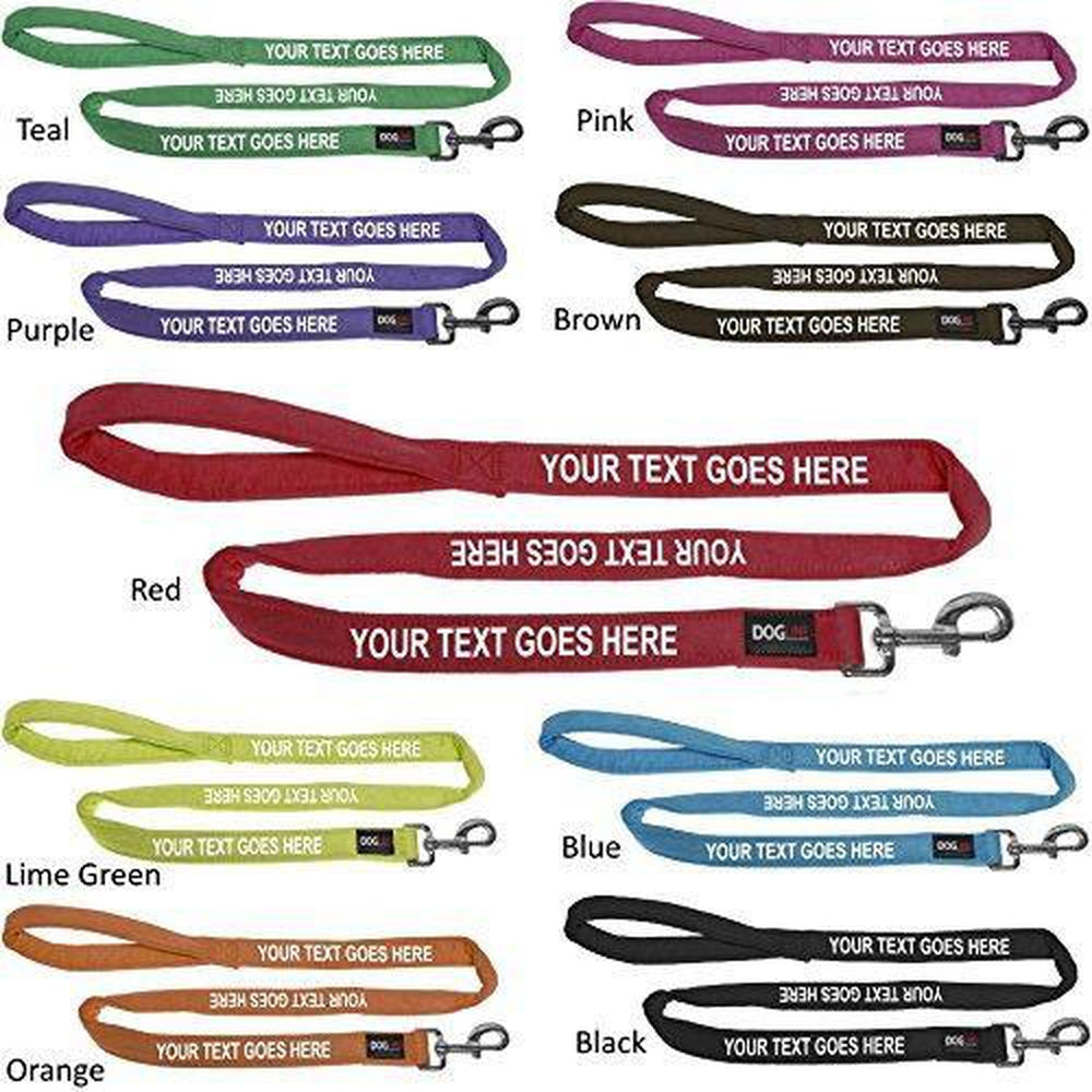 Dogline Comfort Microfiber Flat Dog Leash