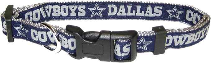 NFL Dallas Cowboys Woven Dog Collar