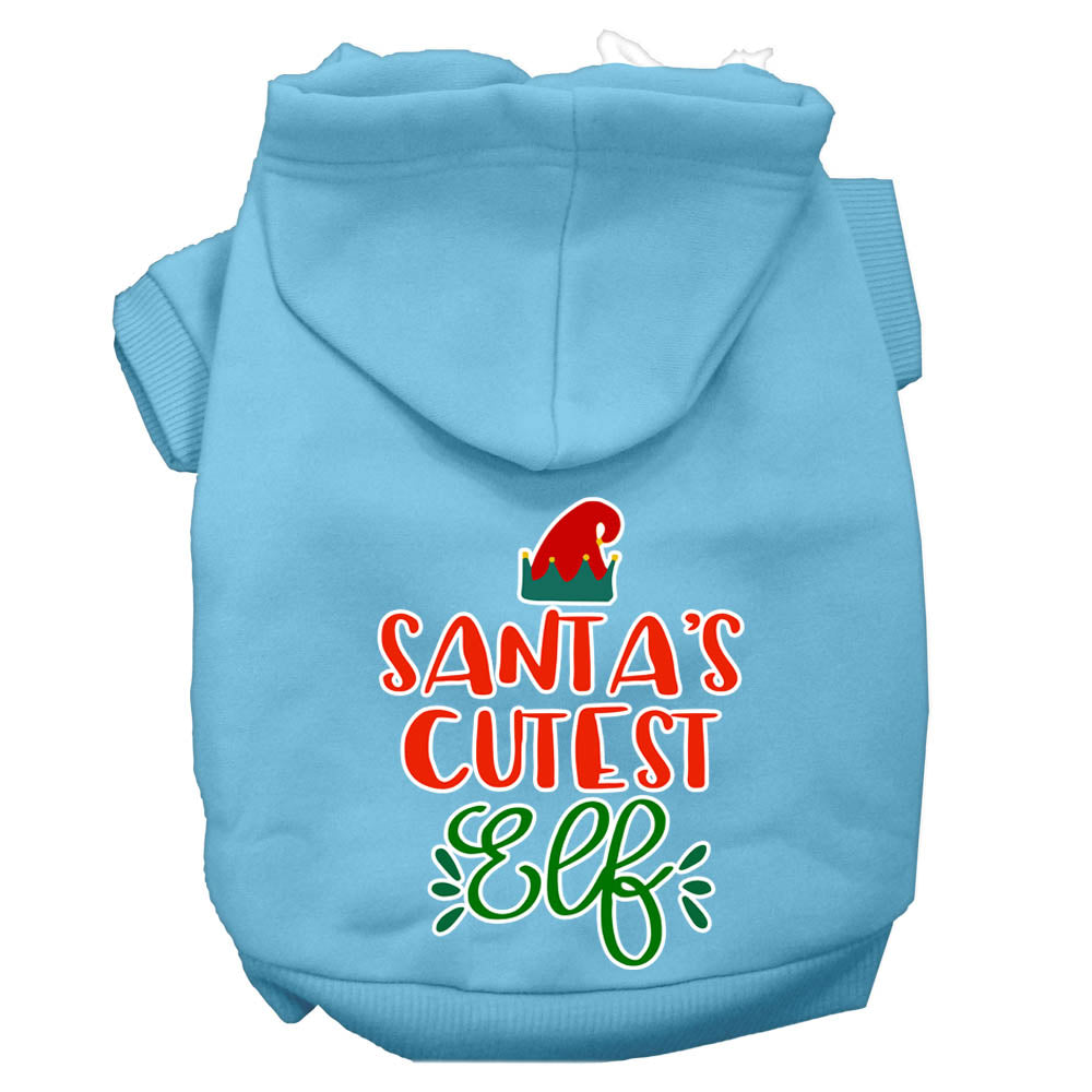 As You Wish Apparel – "Santas Cutest Elf" Christmas Pet Hoodie