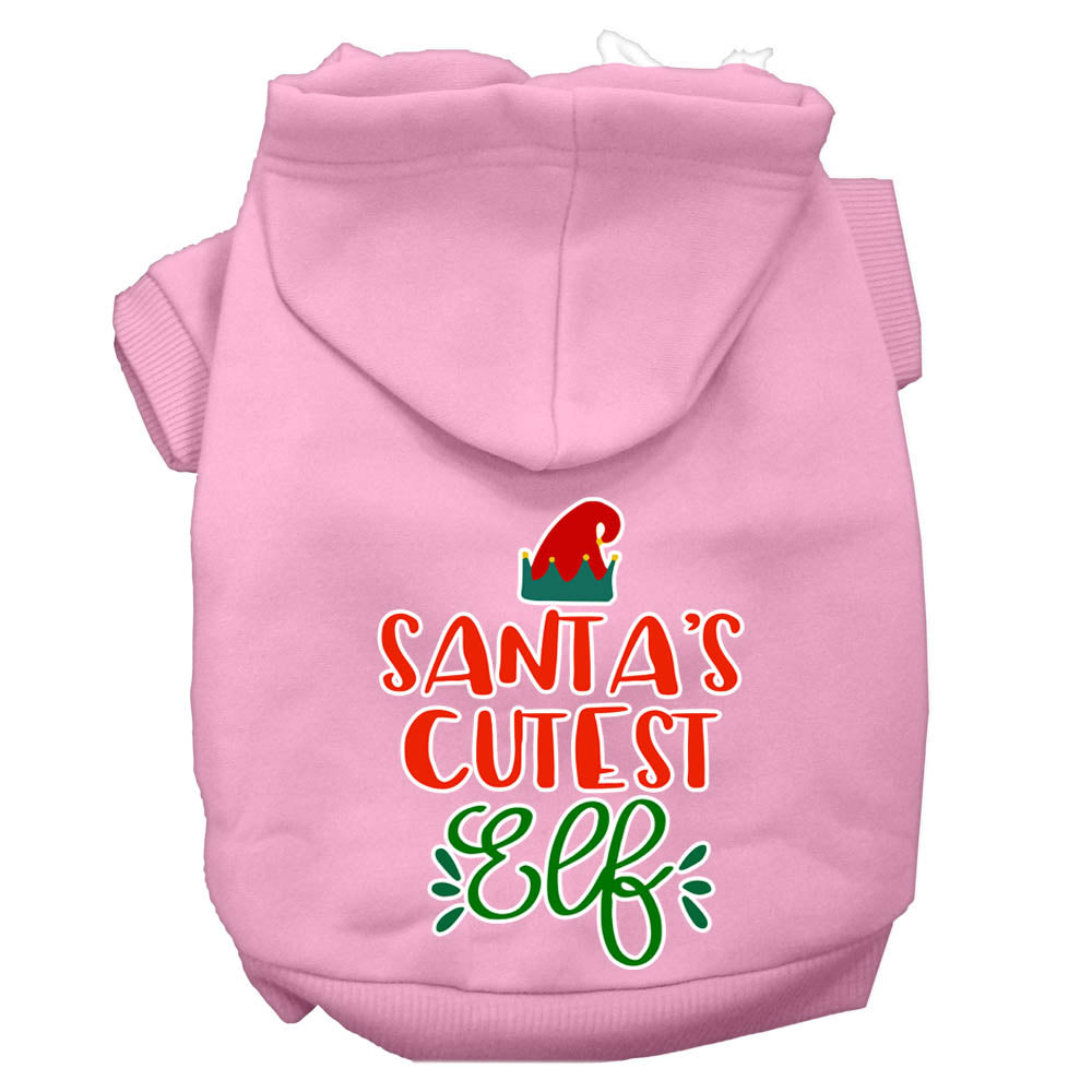 As You Wish Apparel – "Santas Cutest Elf" Christmas Pet Hoodie