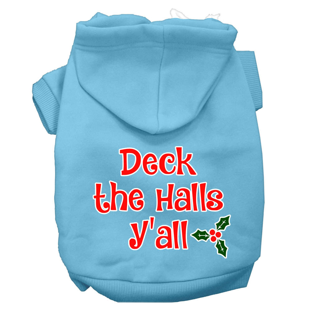 As You Wish Apparel – "Deck the Halls Yall" Christmas Pet Hoodie