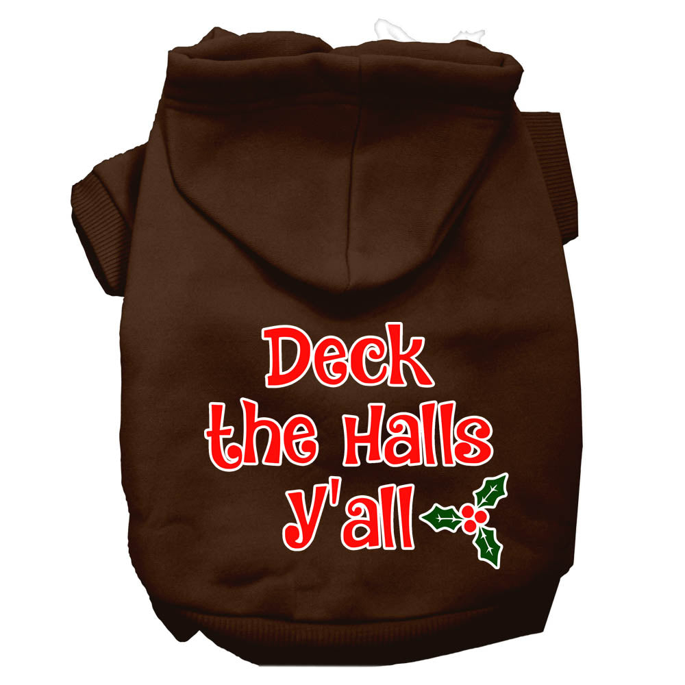 As You Wish Apparel – "Deck the Halls Yall" Christmas Pet Hoodie