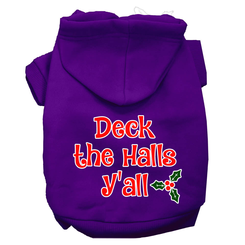 As You Wish Apparel – "Deck the Halls Yall" Christmas Pet Hoodie