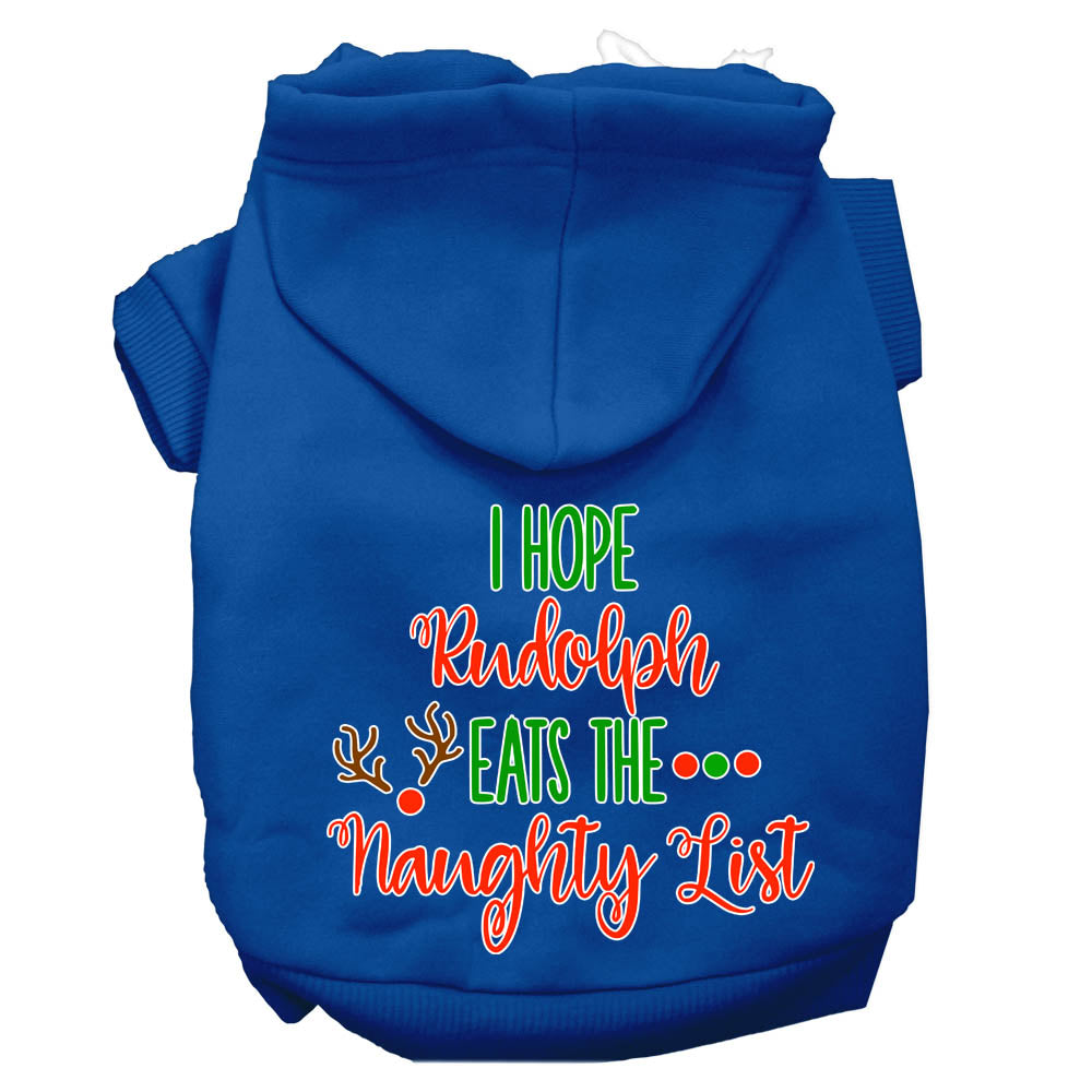 As You Wish Apparel – "I Hope Rudolph Eats The Naughty List" Christmas Pet Hoodie