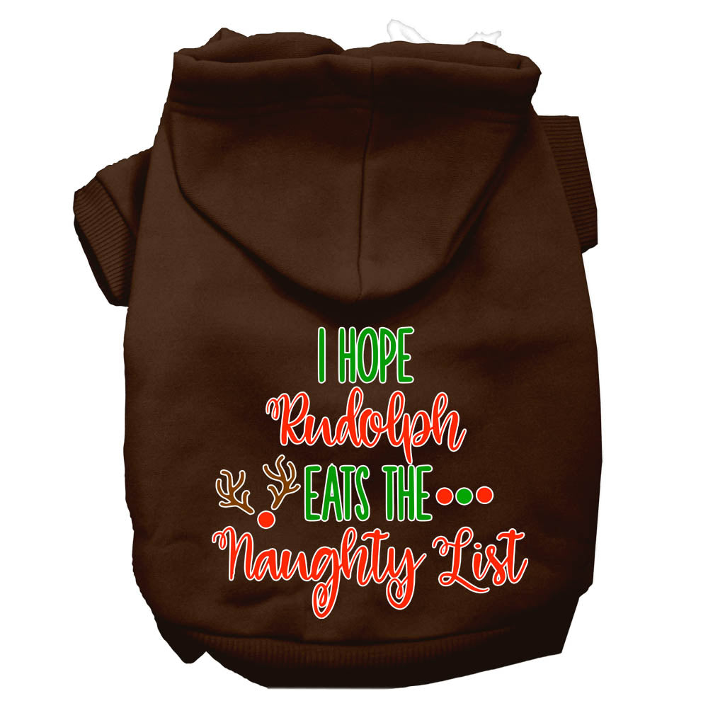 As You Wish Apparel – "I Hope Rudolph Eats The Naughty List" Christmas Pet Hoodie