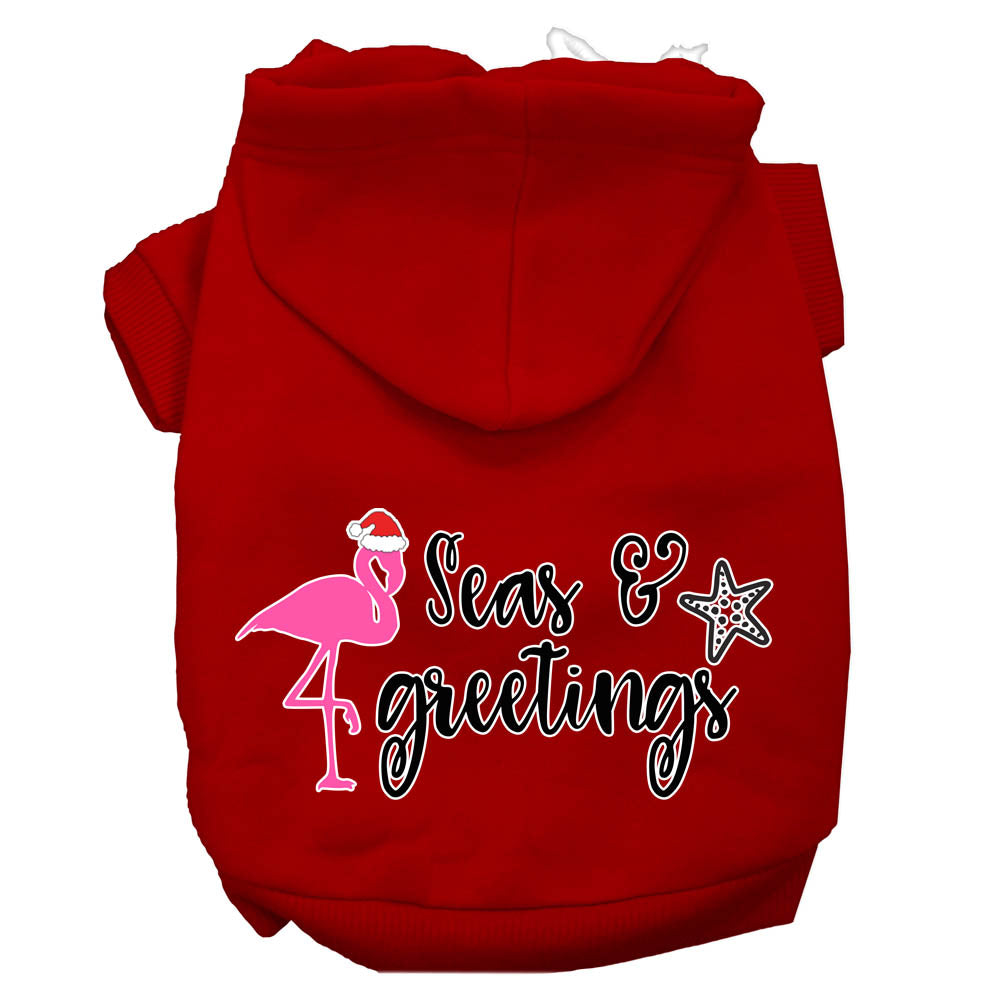 As You Wish Apparel – "Seas & Greetings" Christmas Pet Hoodie