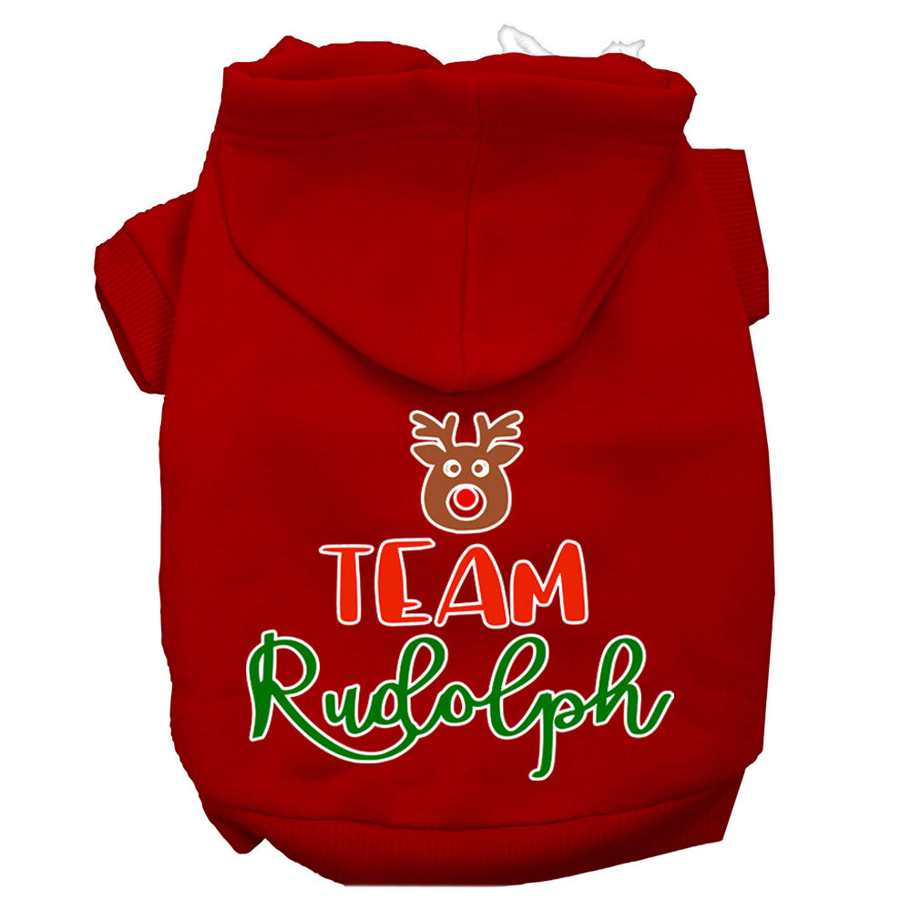 As You Wish Apparel – "Team Rudolph" Christmas Pet Hoodie