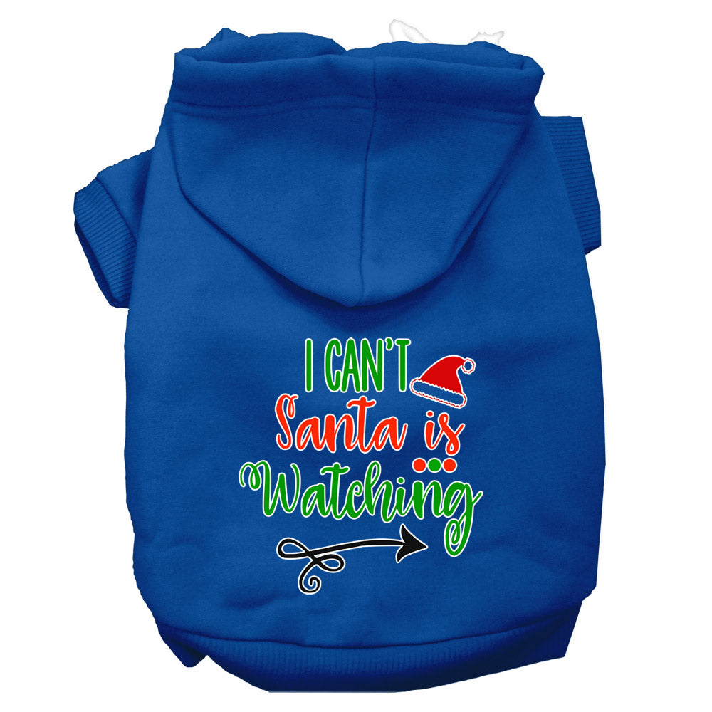 As You Wish Apparel – "I Cant, Santa Is Watching" Christmas Pet Hoodie
